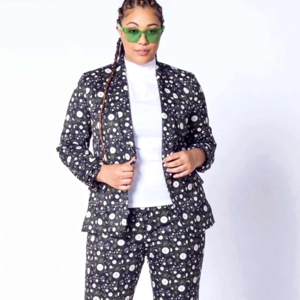 Wildfang Floral Slim Crop Pants Daisy